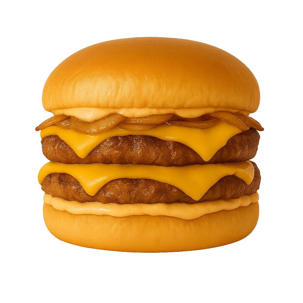 Photo d'un burger Double Cheeseburger